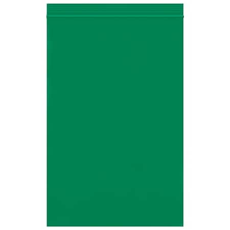 Bsc Preferred 6 x 9'' - 2 Mil Green Reclosable Poly Bags, 1000PK BUY03998207
